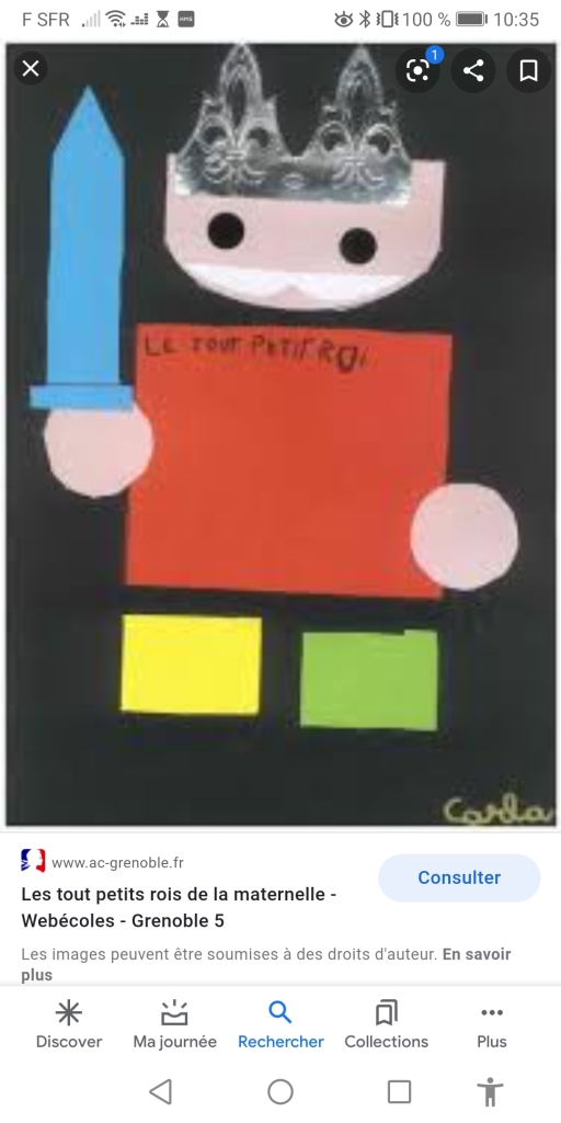 Atelier de composition du roi ou reine. - Copie